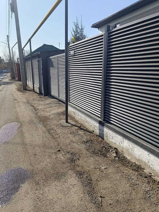 Заборы из профнастила и евроштакетника с гарантией