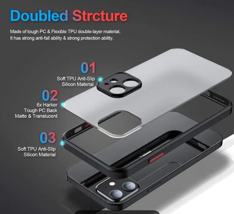 Iphone 14 pro силиконов/защитен калъф