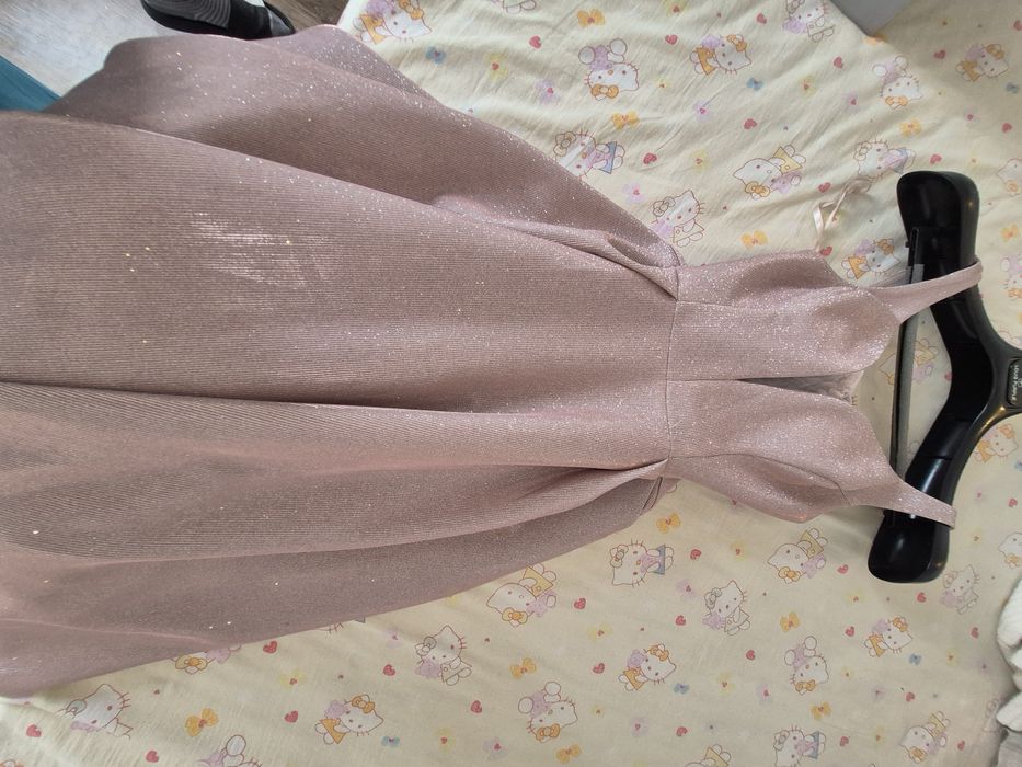 Rochie ocazie roz pudra