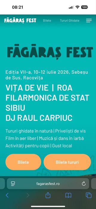 2bilete la Fagaras Fest 2026