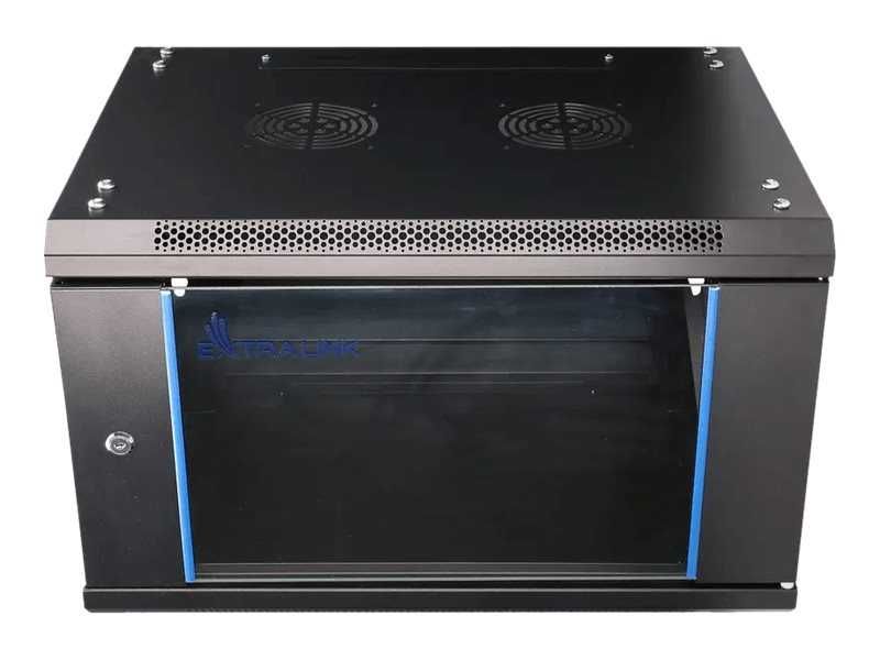 Rack Extralink 6U 600X450 Wall-Mounted Rackmount Cabinet,Negru Ex.7525