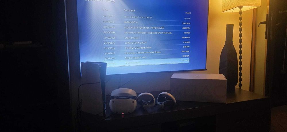Playstation PS5, VR2, plus cont cu jocuri, toate in garantie