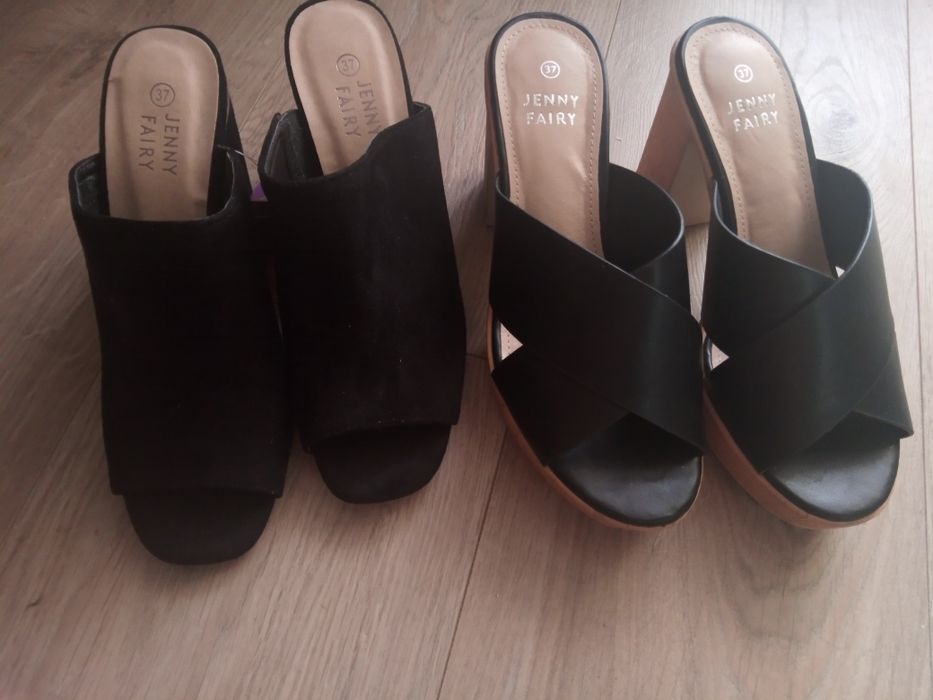 Чехли дамски черни нови 38 номер