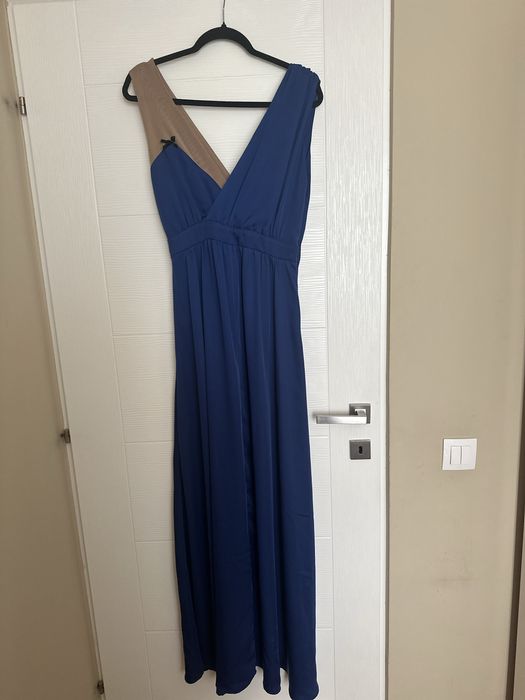 Rochie lunga albastra LYNNE