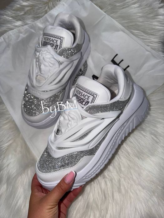 Adidasi Versace Odissea Glitter