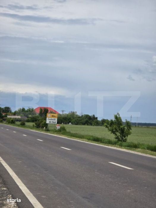 Teren intravilan, vizibilitate maxima, 3.000 mp, zona Costestii Din De