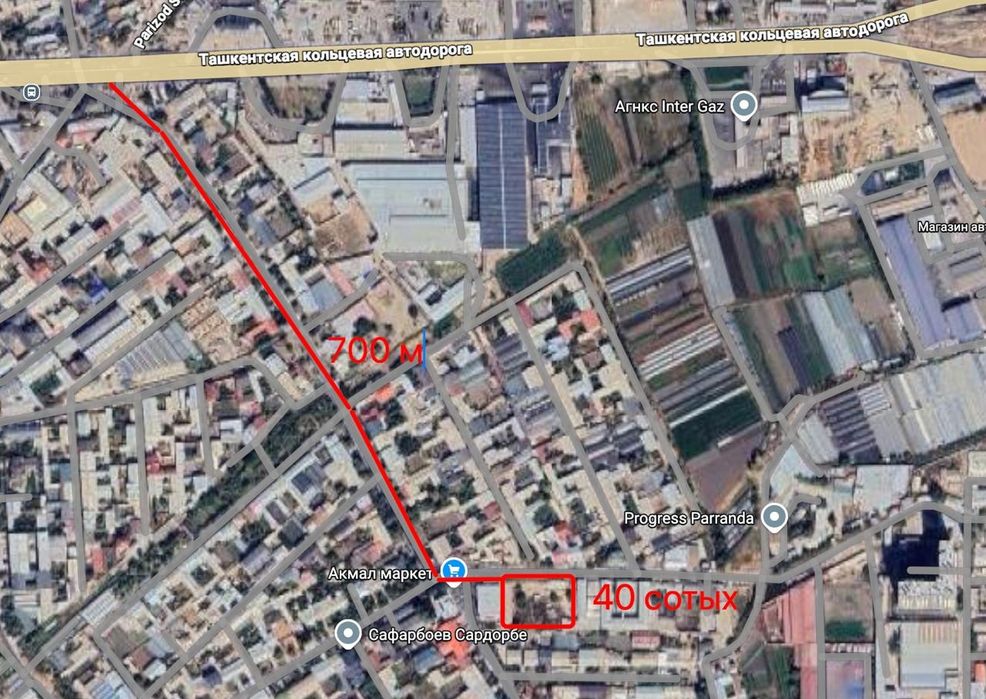 Продаётся участок площадью 40 соток в Сергелийском районе.

Локация:
—