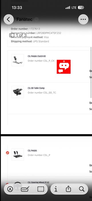 Fanatec bundle Volan + 8nm kit + 3 pedale s