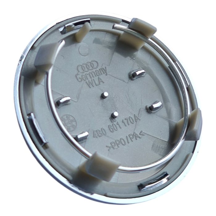 69мм Капачки за джанти за АУДИ А3 А4 А5 А6 А7 А8 OEM 4B0601170A ЧЕРНИ
