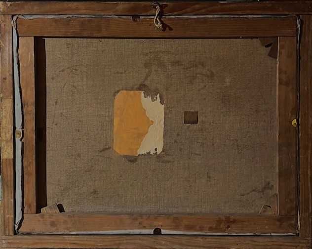 Tablou vechi-127 ani, de COLECȚIE, ramă de COLECȚIE, 70x50+R, ulei/pnz