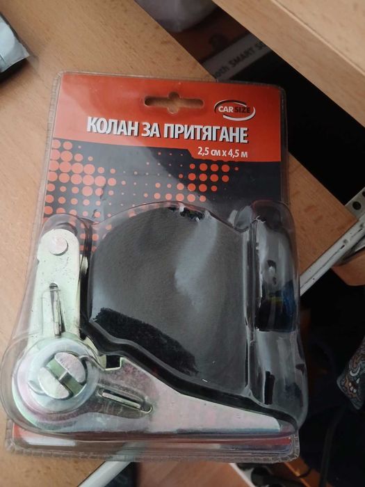 Колан за притягане на товари за автомобил
