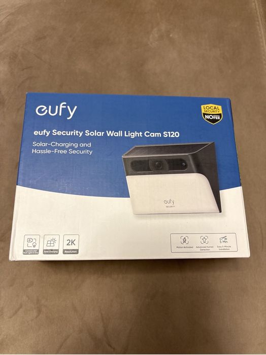 Aplică Camera wireless exterior euro S120 2K lumin led panou solar