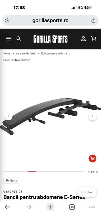 Banca abdomene noua in cutie made in Germany pret 300 lei