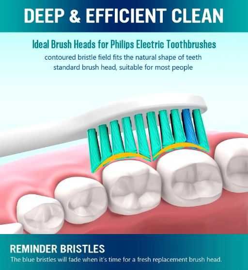 ЗАРЯДНО ГЛАВИ КАЛЪФ за четка за зъби PHILIPS SONICARE. Филипс Соникеър