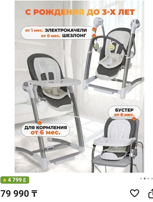 Стульчик для кормления малышей