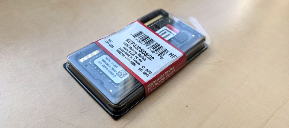 Memorie RAM Laptop Kingston 32GB 3200Mhz DDR4_1x32GB_NOUA/SIGILATA_