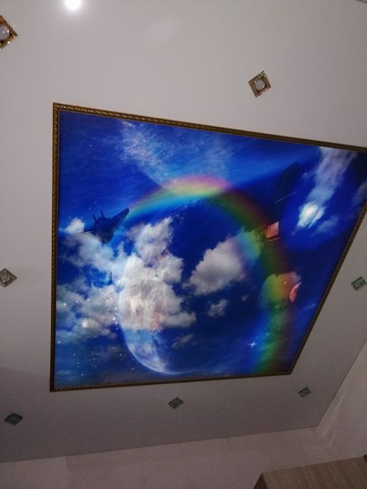 Натяжные потолки.