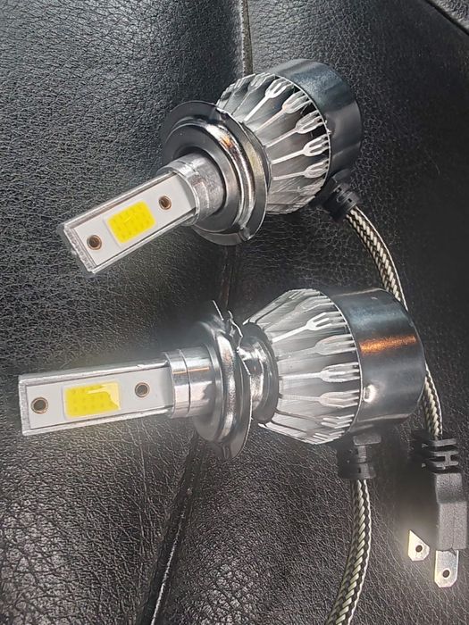 Vand lumini LED h7 cu ventilatie