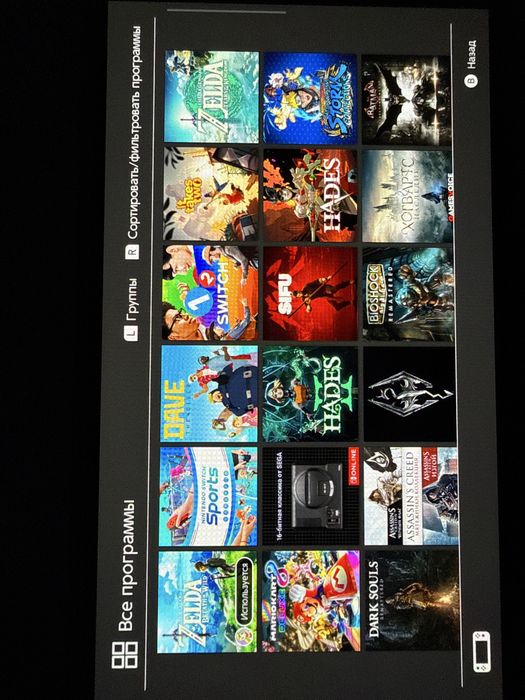 Прошитый Nintendo switch oled