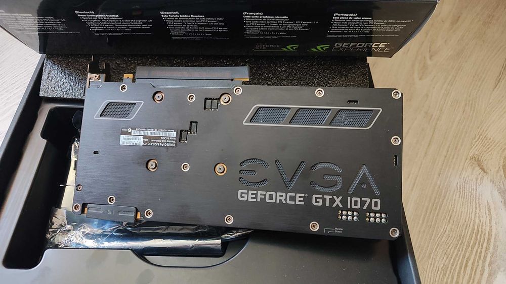 Placa video gtx 1070 EVGA 8gb FTW