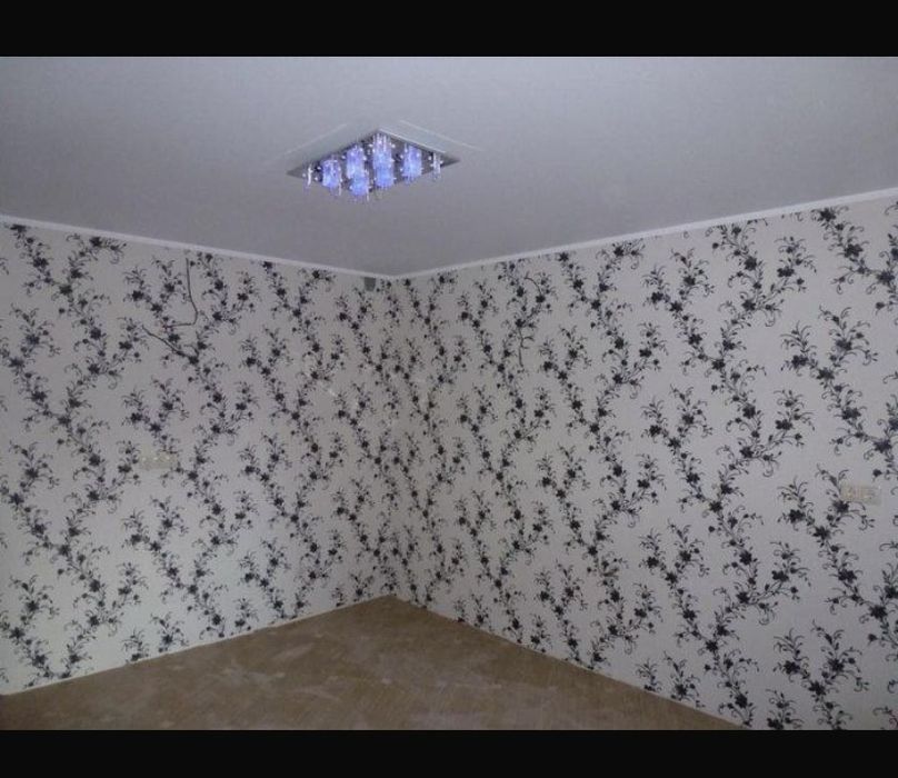 Обои, галтели, плинтусы, малярные работы