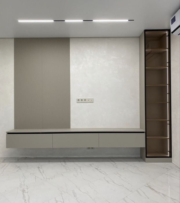 TV-зона на стену | Дизайн из ПВХ-панелей