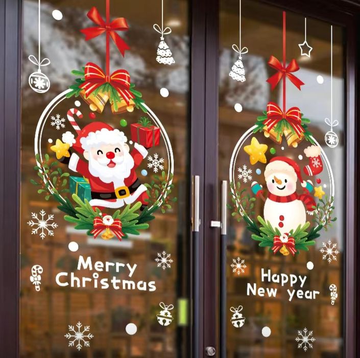 Новогодняя наклейка