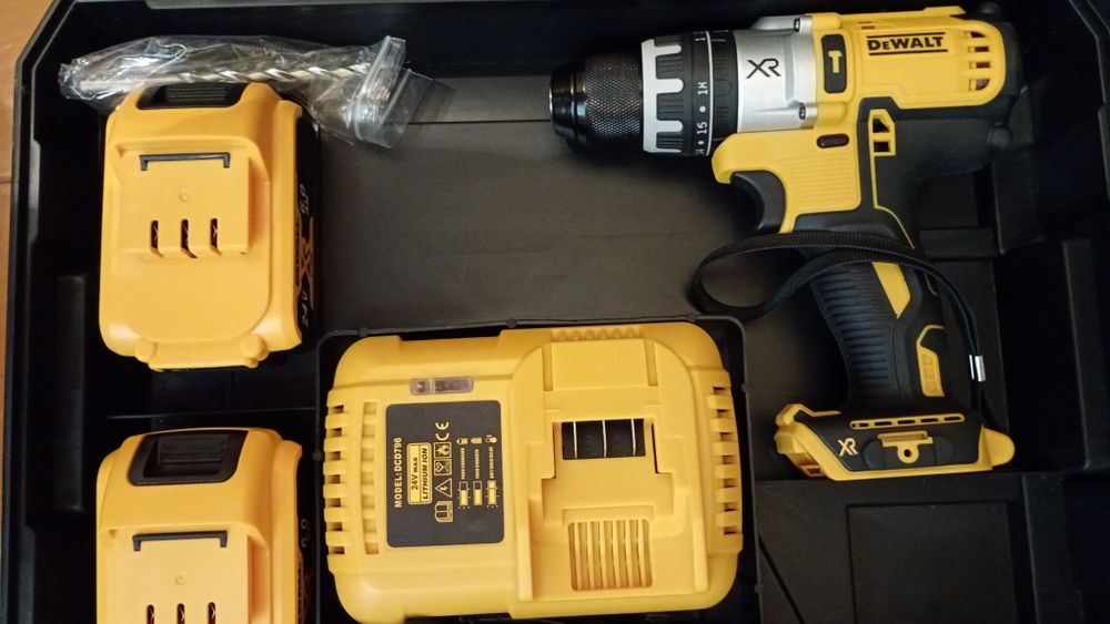 Перфоратор+Бормашина винтоверт+Сокоизтисквачка+Поцинкована тел+количка