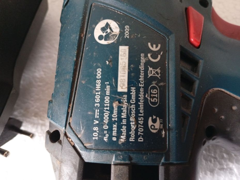 Filetată Bosch 10.8 v-12 v