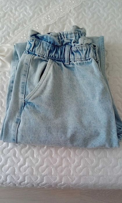 Сини дънки с ластик Sinsay