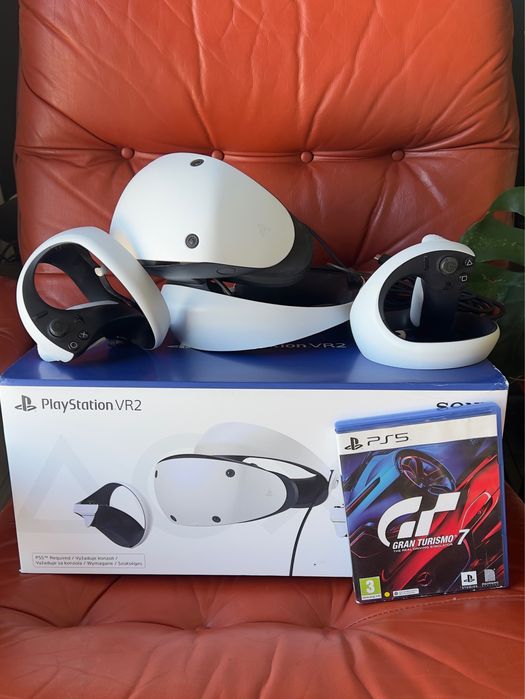 PlayStation VR2 (PSVR2), ca nou, inca în garanție + Joc Gran Turismo 7 BONUS