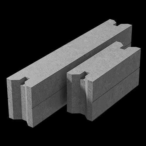 Фундаментальный бетонный блок. Бетонное ограждение. ФБС.ЖБИ.Фундамент