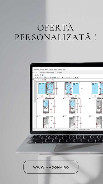 Uși duble din PVC cu sticla TERMOPAN (in stoc si pe comanda)