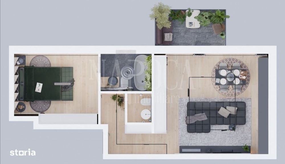 Apartament 2 camere de vanzare in Dambul Rotund, Cluj Napoca