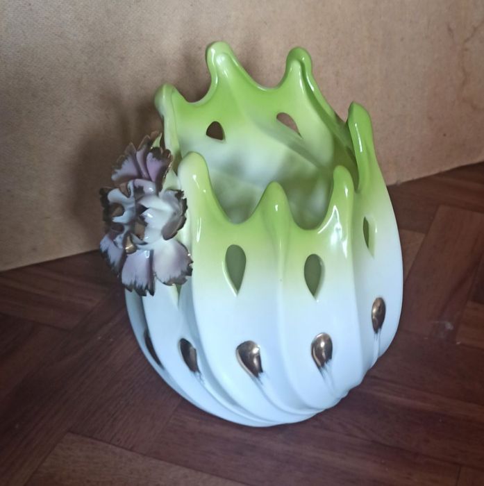 Италия.Ваза.Ручная работа.