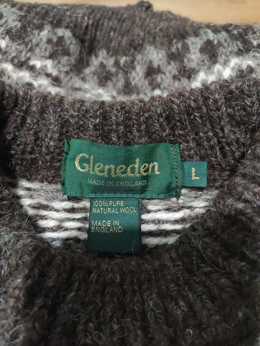 Pulover gros din lână Glenden Made in England marimea L