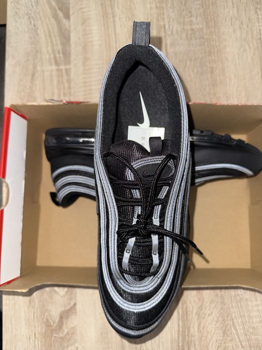 Маратонки Nike Air Max 97 “Triple Black” - размер 47.5, 48.5