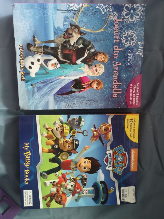 Joc rol, 12 figurine, Regatul de gheata, Paw Patrol, romana, engleza