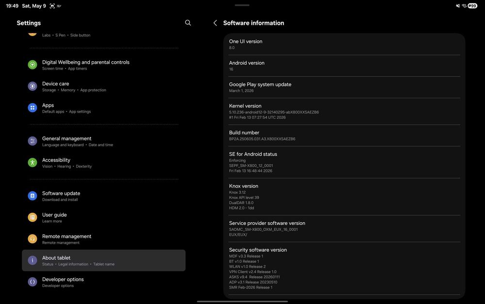 Samsung Galaxy Tab S8 + Wi-Fi 8/256