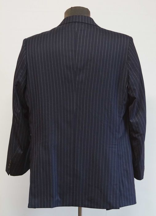 Sacou Brioni Nomentano Super 160's bleumarin cu dungi marime 53