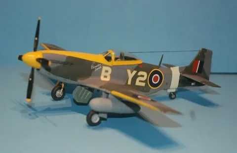 Сборная модель самолета Mustang Mk.IVa (Italeri. 1/48)