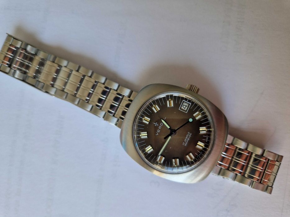 VERDAL, 17 jewels, cal FHF ST 974 /date/, Swiss, Нов часовник!