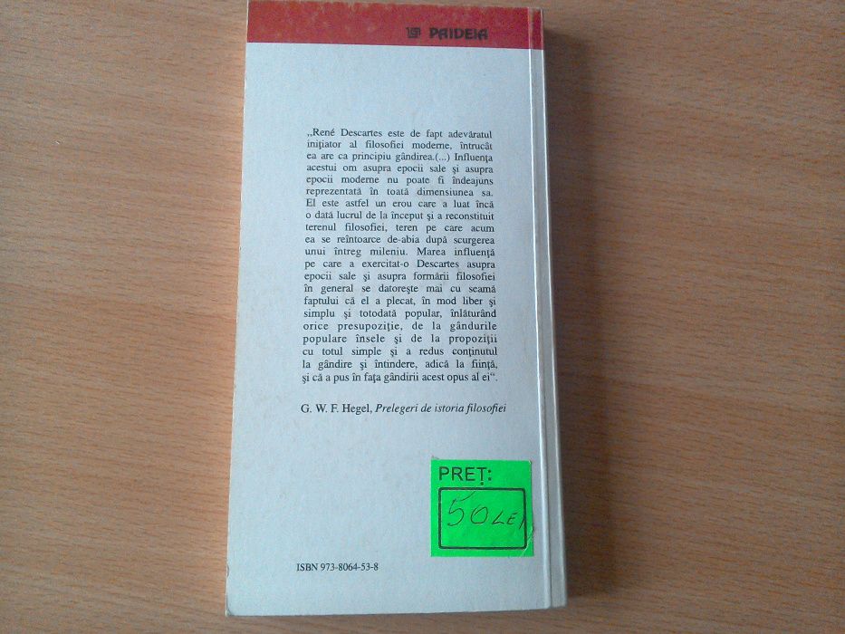 Descartes - Viorel Vizureanu/Leibniz - Adrian Niță