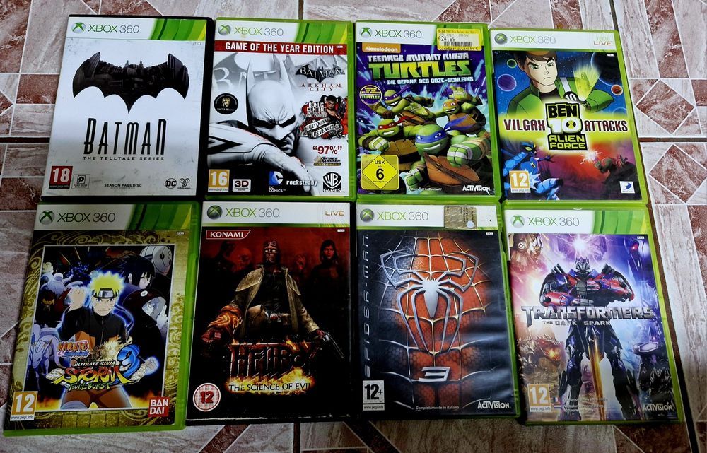 Spiderman 3 Ben10 Batman Xbox 360