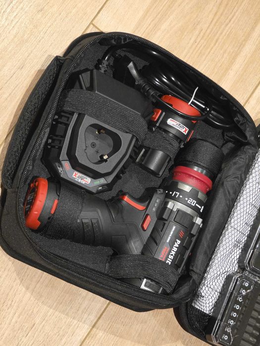 Filetanta Parkside Performance + 2 baterii si accesorii Garantie 5 Ani