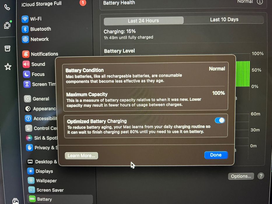 MacBook Air M3 13” – CA NOU, BATERIE 100%, GARANȚIE