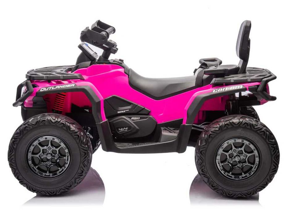 ATV electric pt. copii Can Am Outlender 4x200W 24V Pink