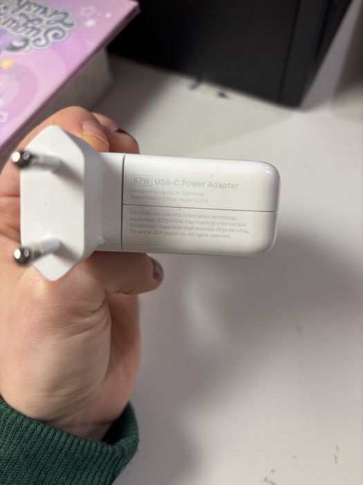 Incarcator Apple USB-C Power Adapter - 67W, Fast Charge, alb