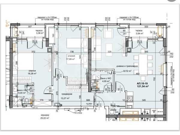 Тристаен апартамент в Тракия! 98441