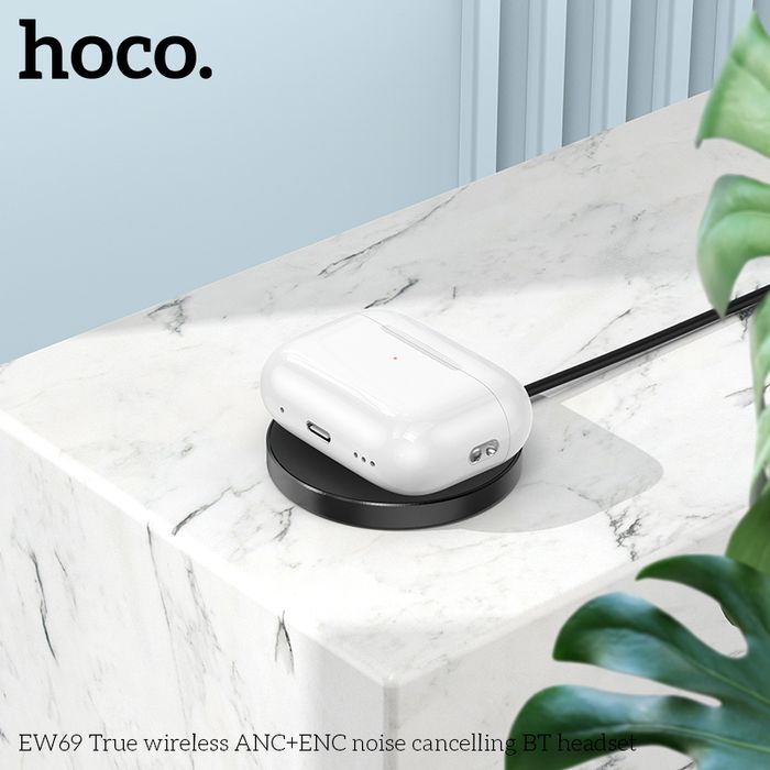 Беспроводные наушники AirPods Pro 2 / HOCO EW69 ENC+ANC шумоподавление